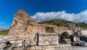 Ancient stone ruins and columns at Ephesus in western Turkey